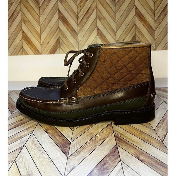 Cole Haan Pinch Maine Classic Boots Lace Up Moc Toe Brown Mens Size US 7.5 M - Picture 4 of 10